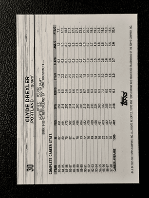 Clyde Drexler Base Card