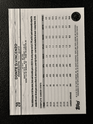 Donte DiVincenzo Base Card