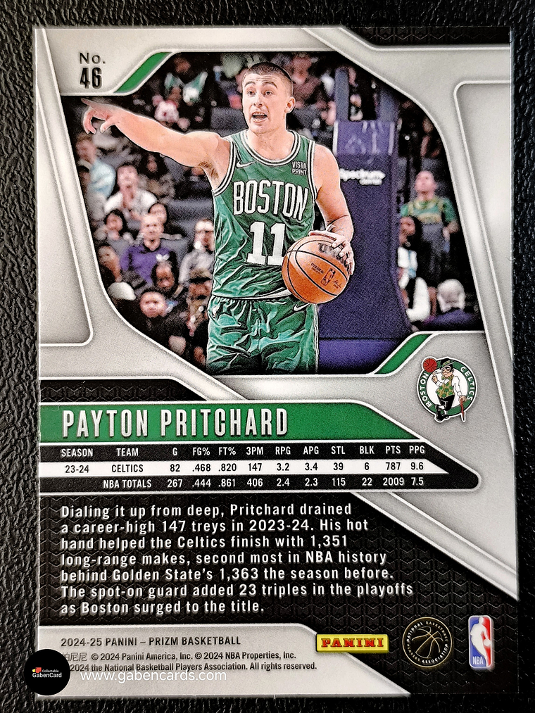 2024-25 Panini Prizm #46 Payton Pritchard 2