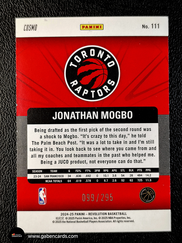 Jonathan Mogbo /285 2