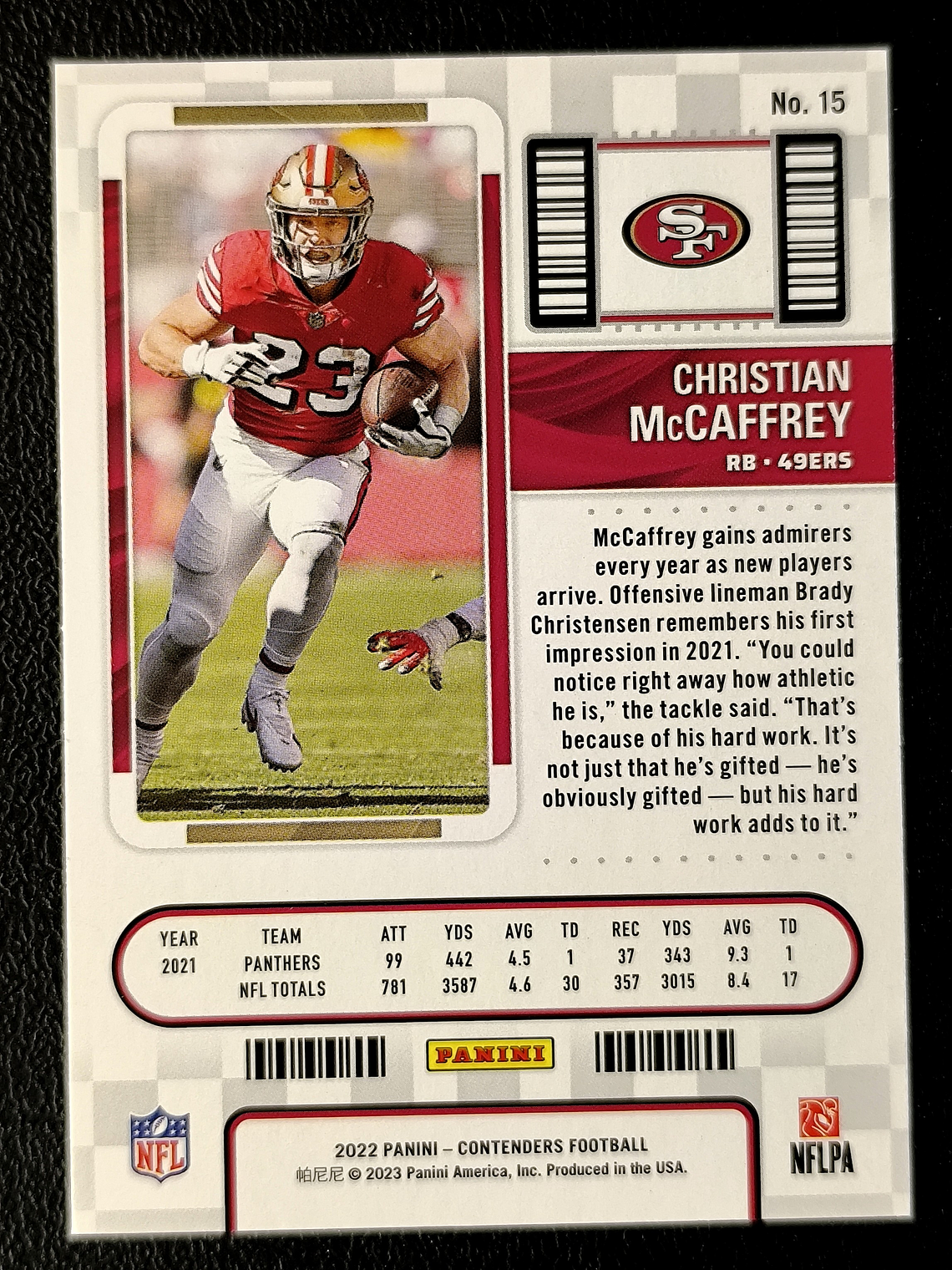 Christian McCaffrey 2