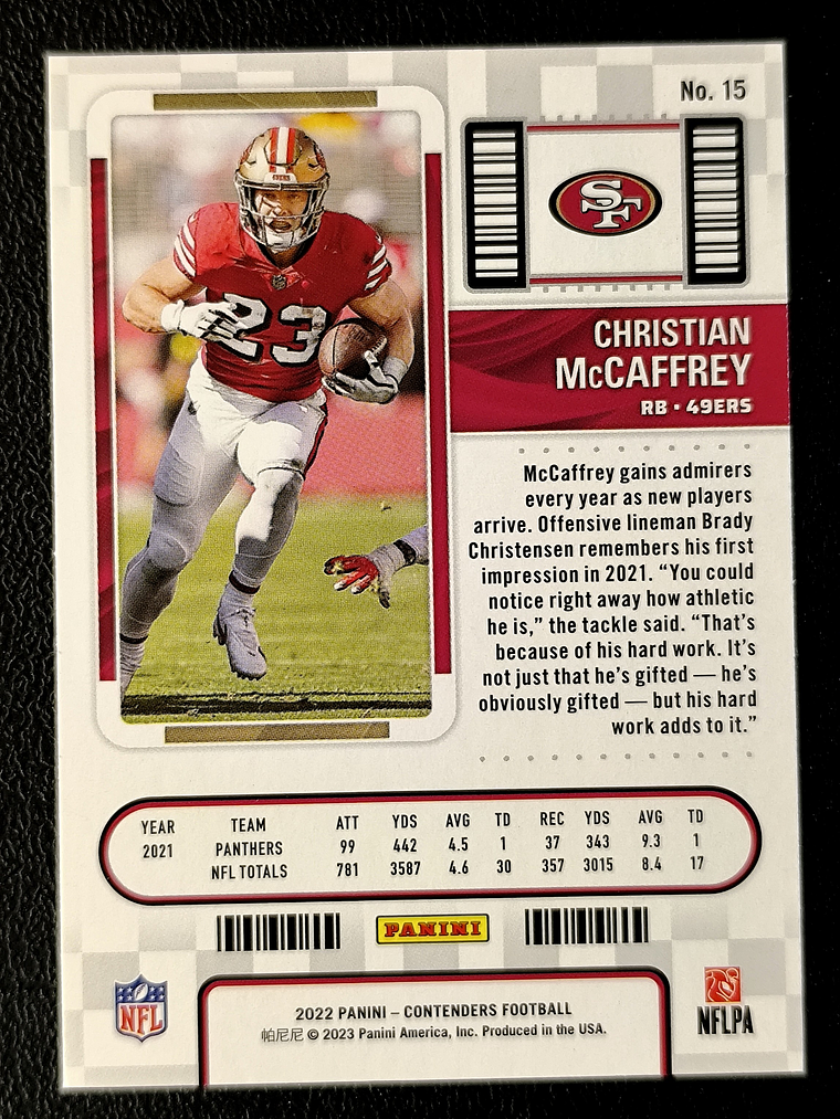 Christian McCaffrey 2