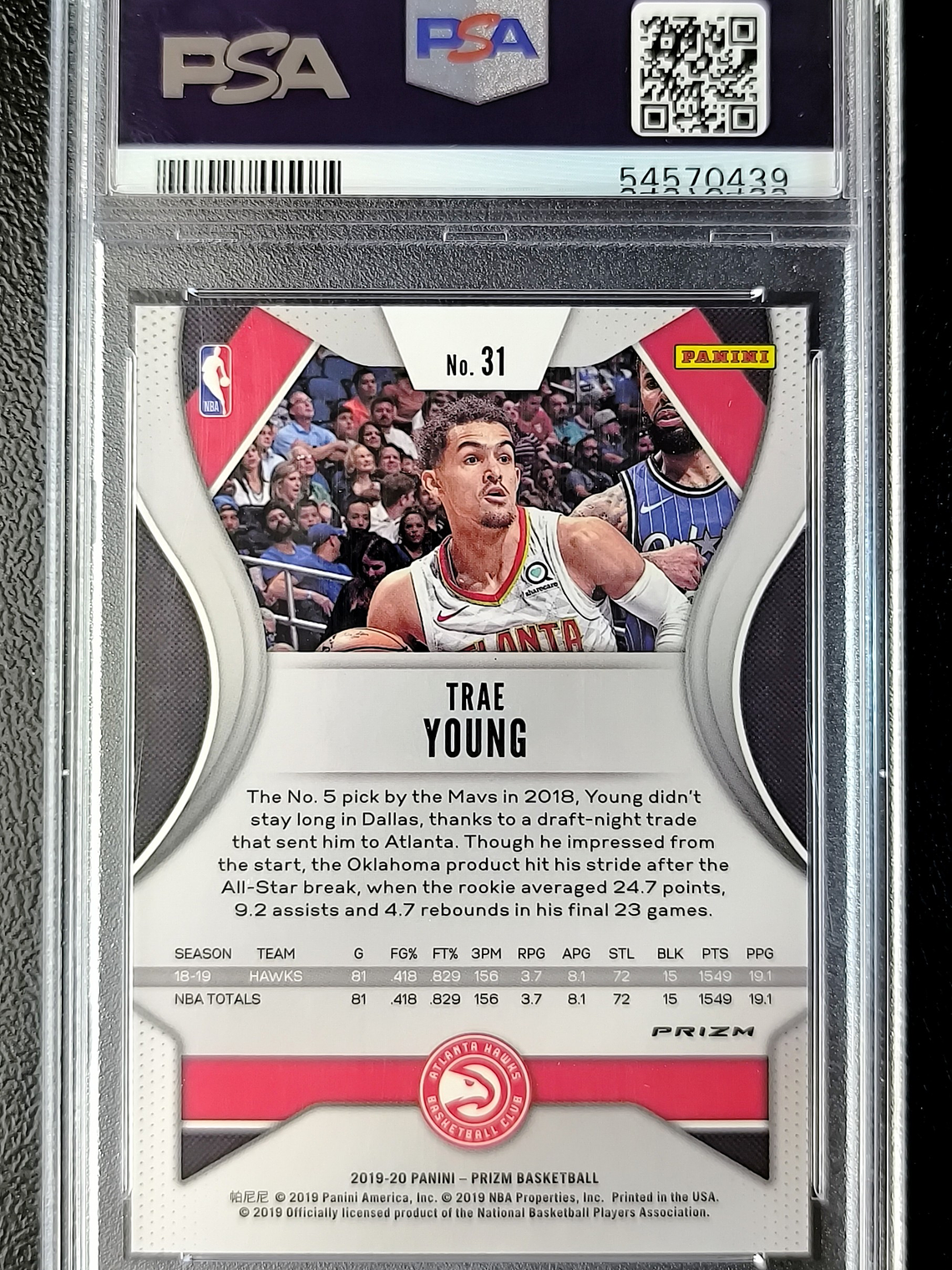Trae Young graded card 2