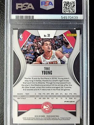 Trae Young graded card