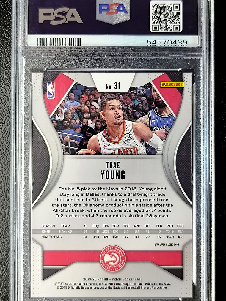 Trae Young graded card 2