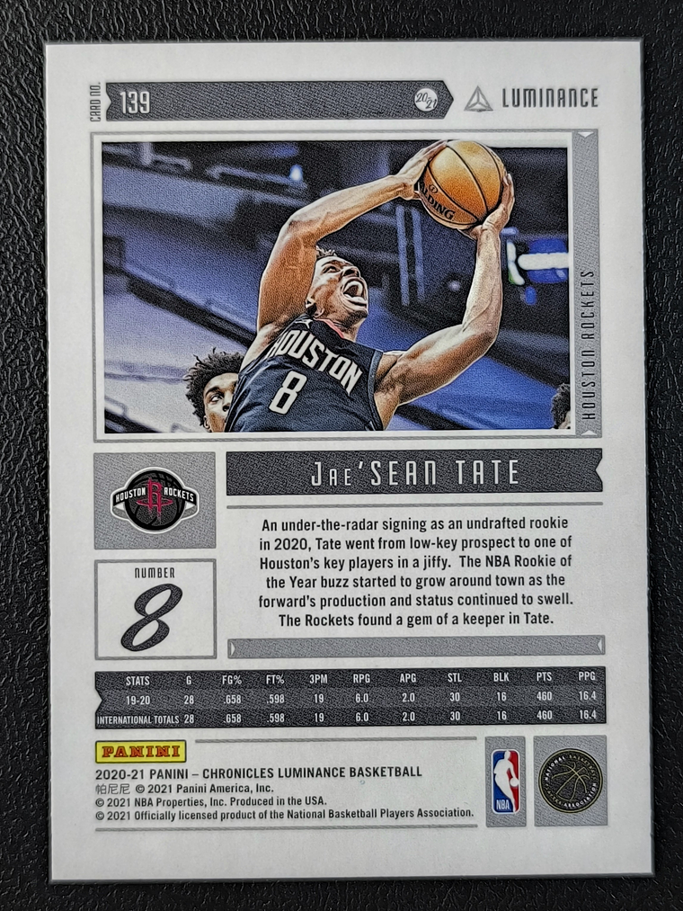 Jae'Sean Tate/Luminance 2