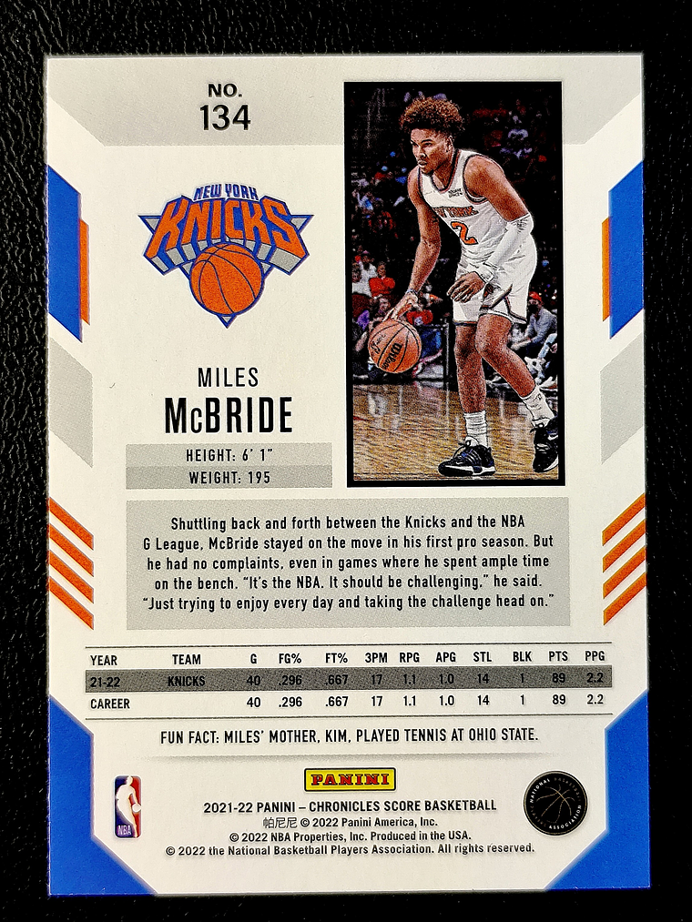 Miles McBride/Score 2