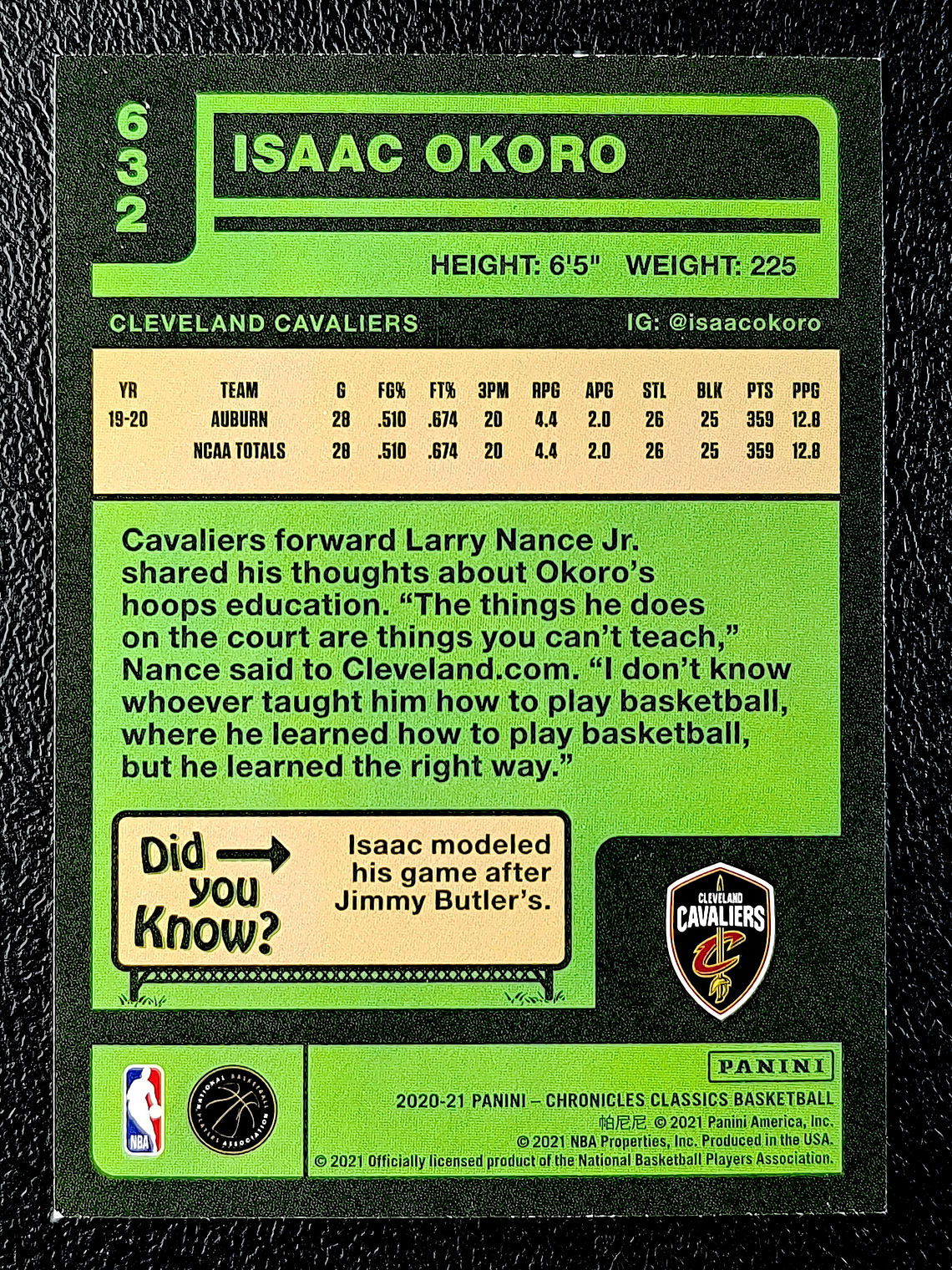 Isaac Okoro/Classics 2