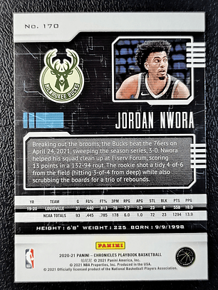 Jordan Nwora RC/Playbook