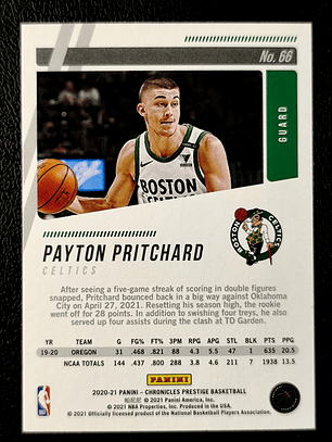 Payton Pritchard RC/Prestige