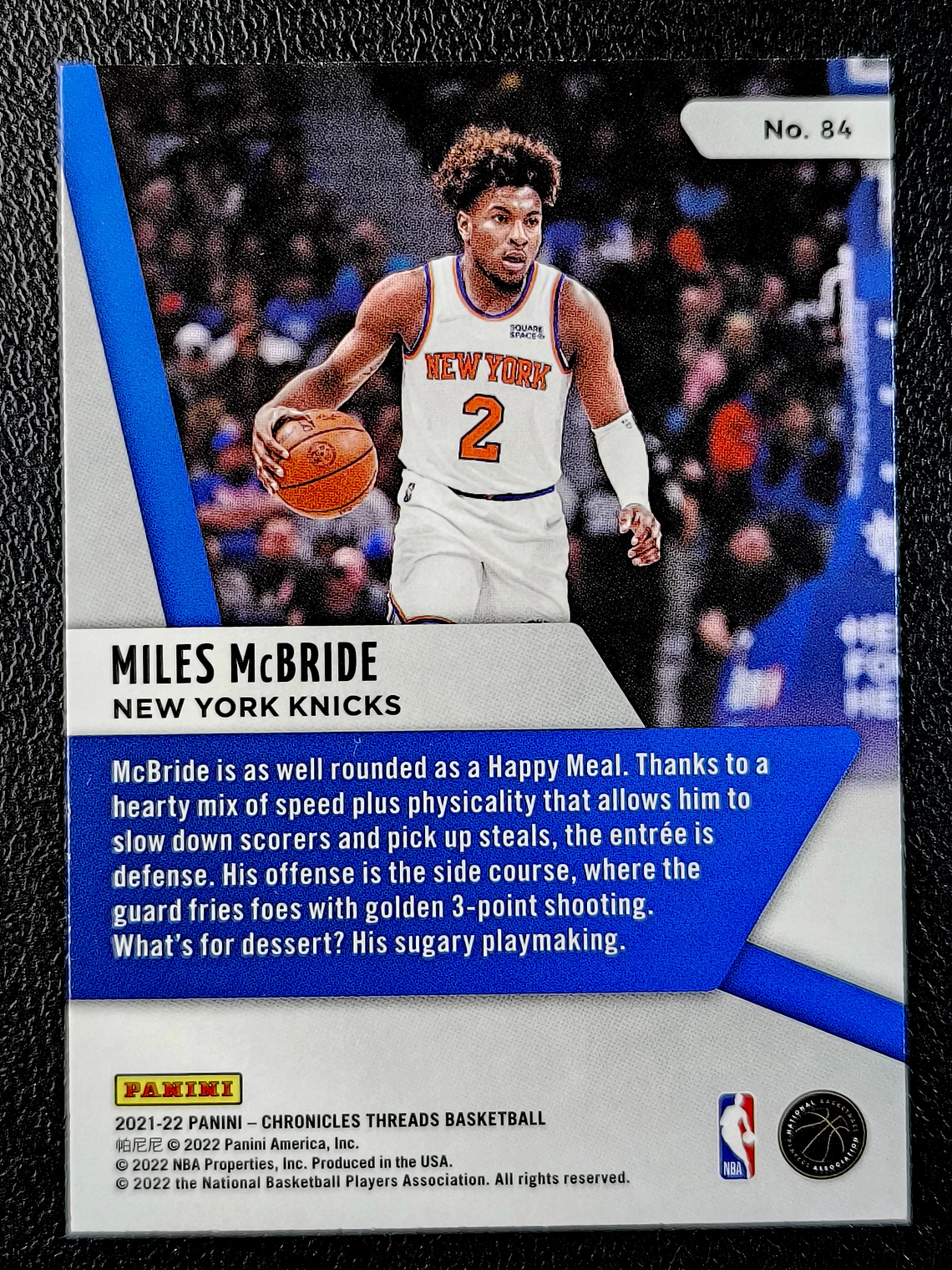 Miles McBride RC/Threads 2