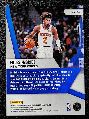 Miles McBride RC/Threads