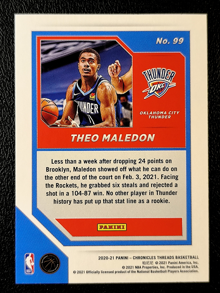 Theo Maledon RC/Threads 2