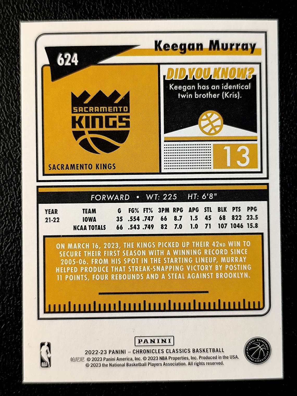 Keegan Murray/Classics 2