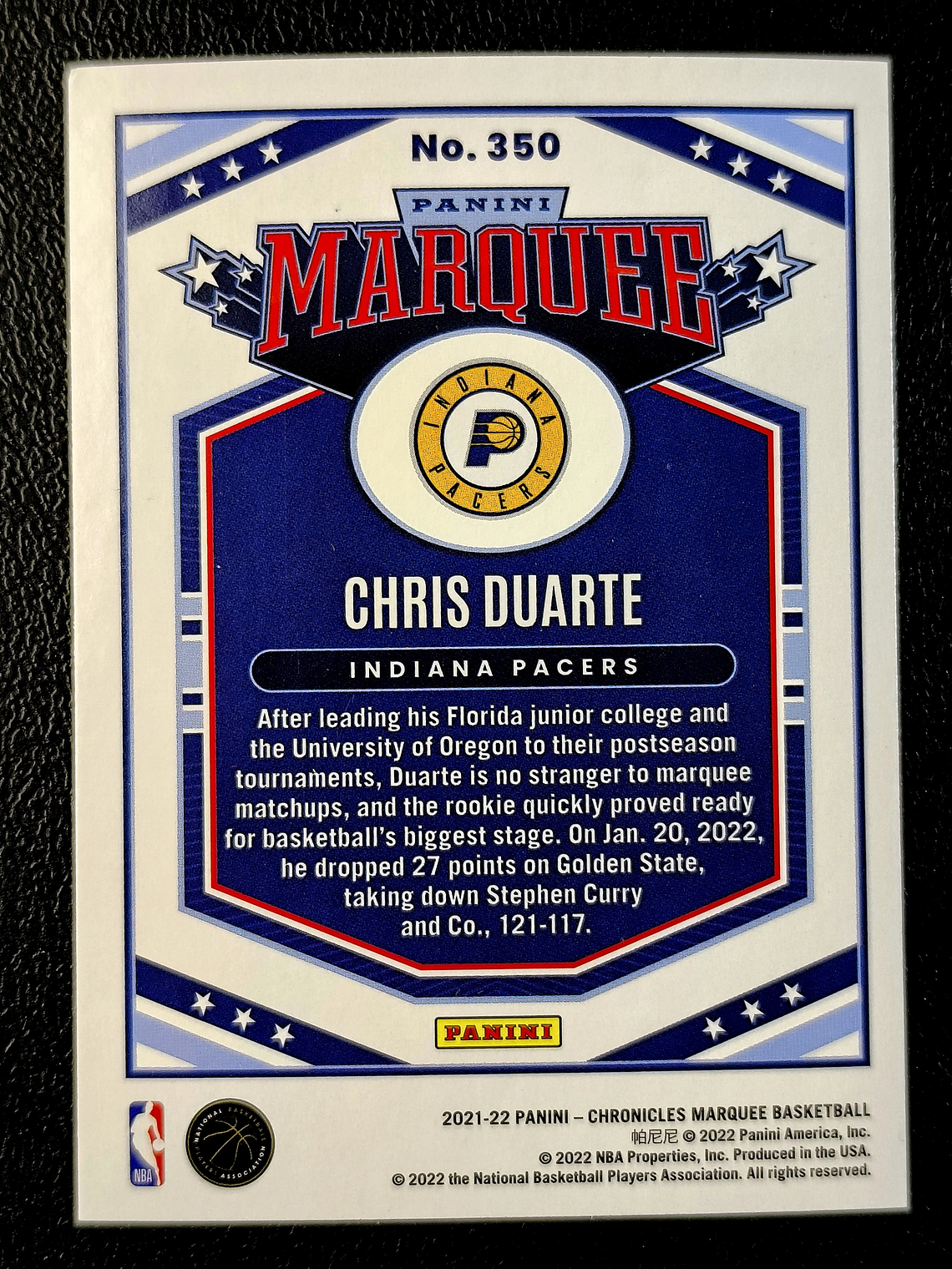 Chris Duarte/Marquee 2