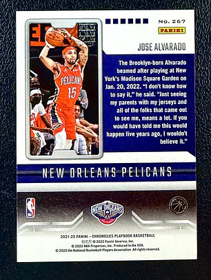 Jose Alvarado RC/Playbook