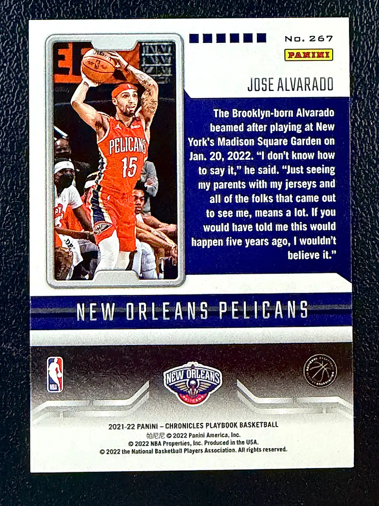 Jose Alvarado RC/Playbook 2