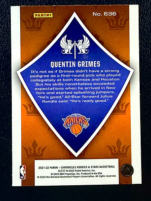 Quentin Grimes/Crusade