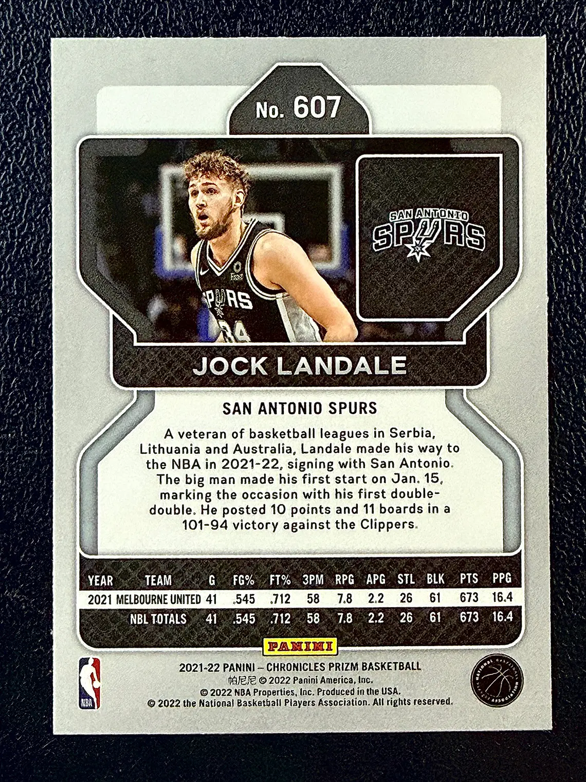Jock Landale/Prizm Update 2