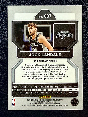 Jock Landale/Prizm Update