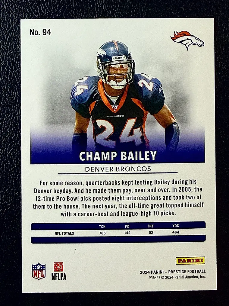 Champ Bailey /999 2