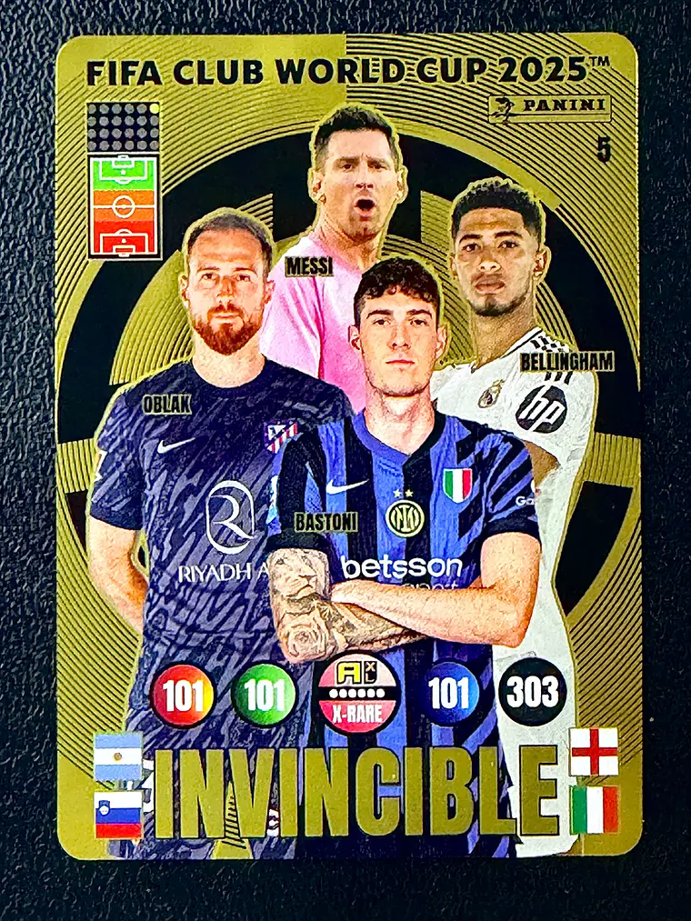 Lionel Messi, Jan Oblak, Jude Bellingham, Alessandro Bastoni 1