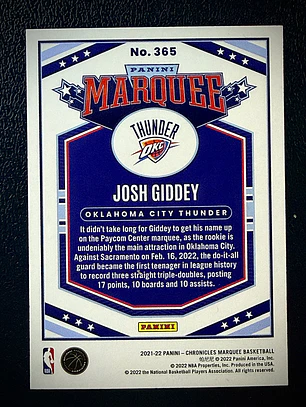 Josh Giddey/Marquee