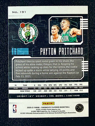 Payton Pritchard/Playbook