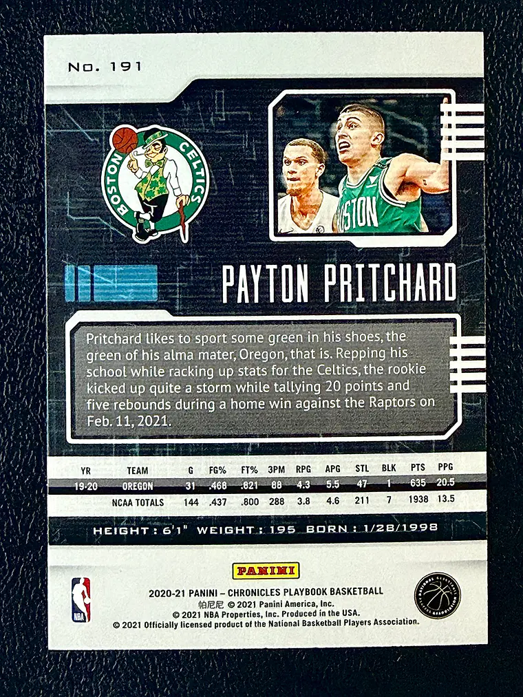Payton Pritchard/Playbook 2