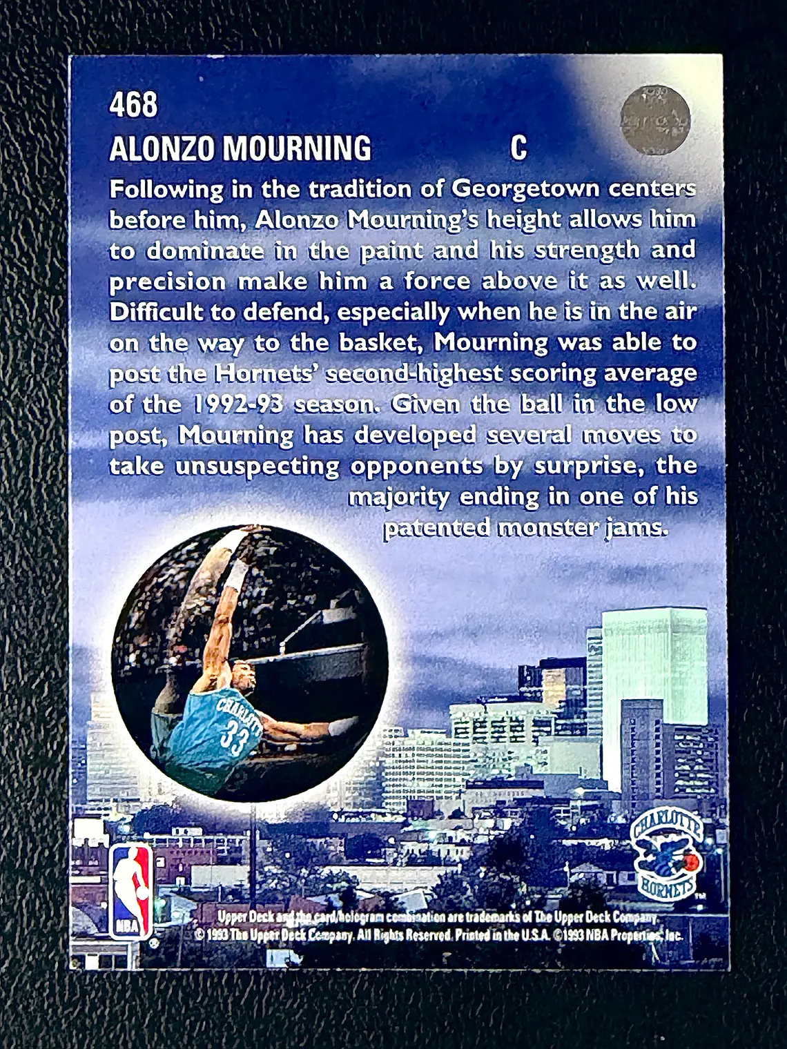 Alonzo Mourning SKL 2