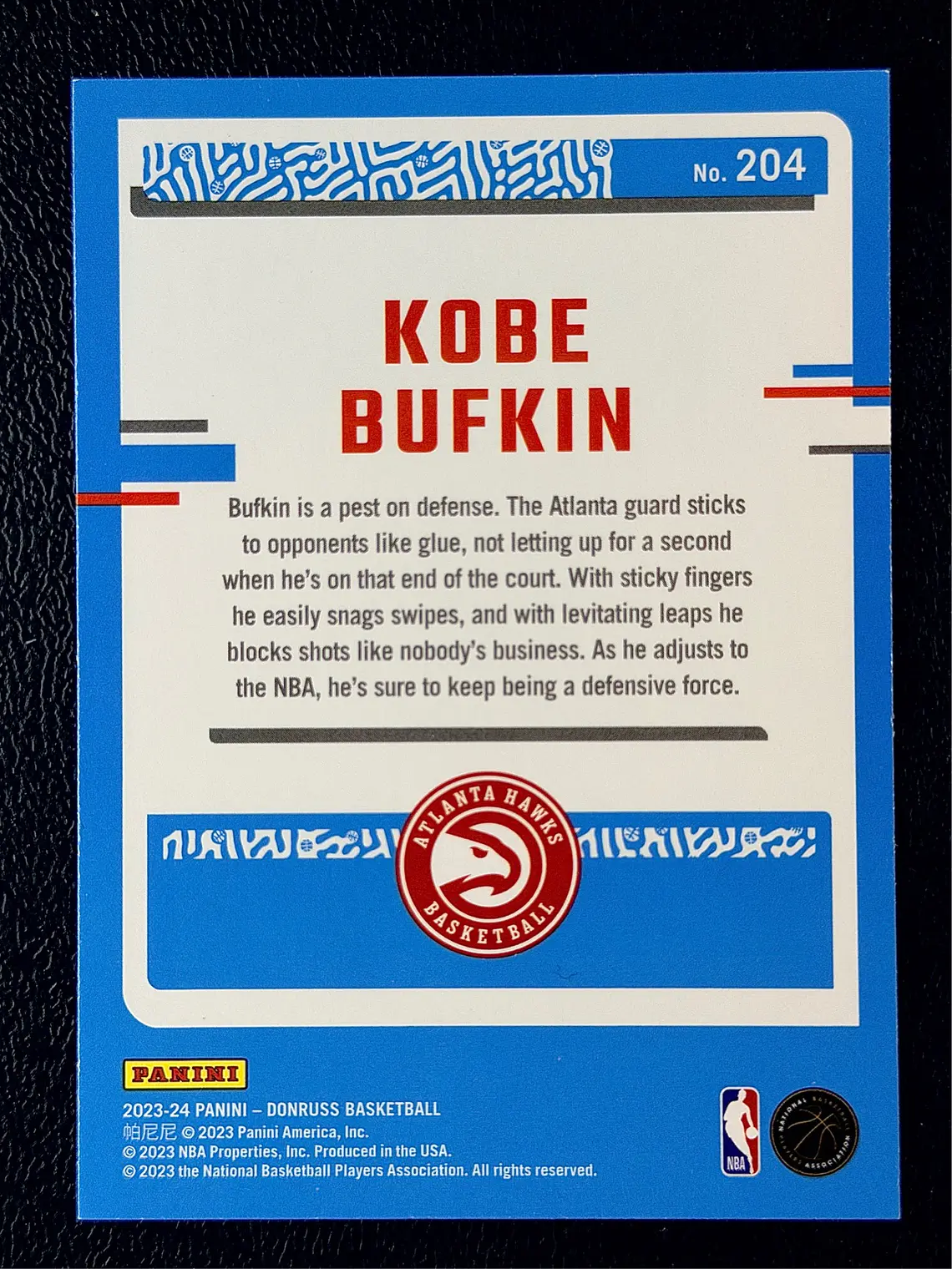 Kobe Bufkin 2
