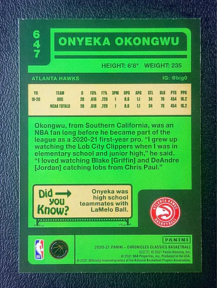 Onyeka Okongwu/Classics