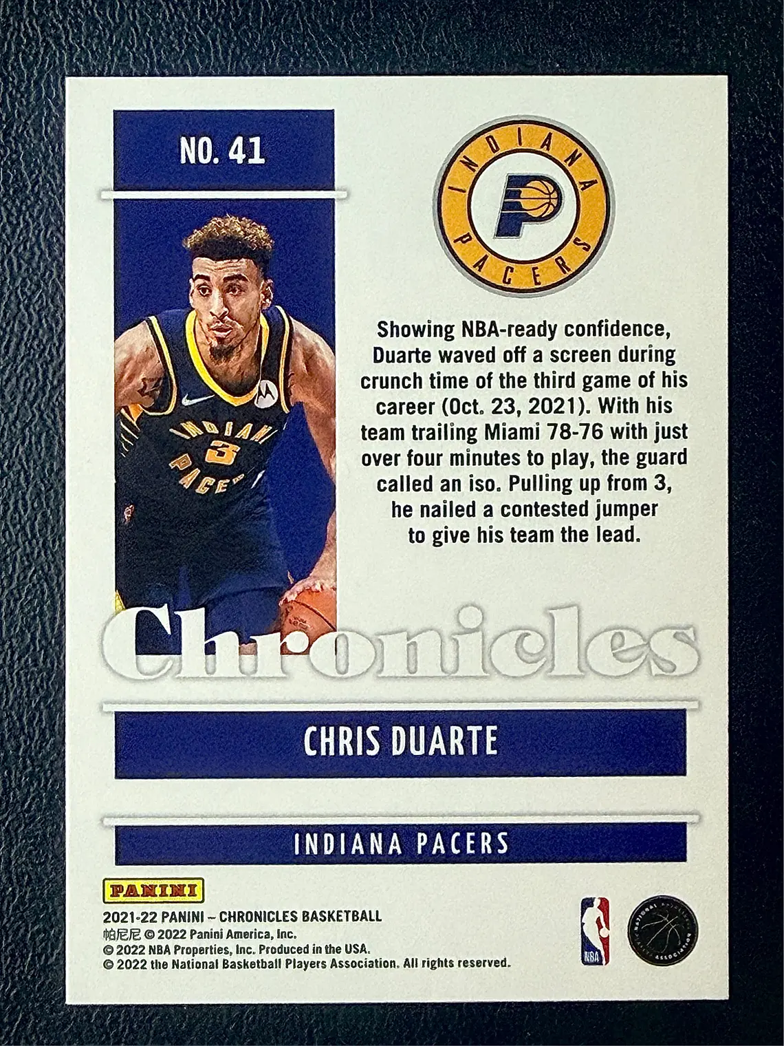  Chris Duarte  2