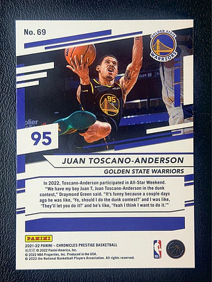 Juan Toscano-Anderson RC/Prestige