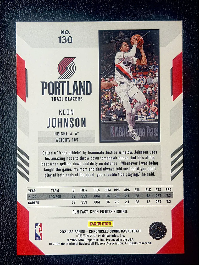 Keon Johnson/Score 2
