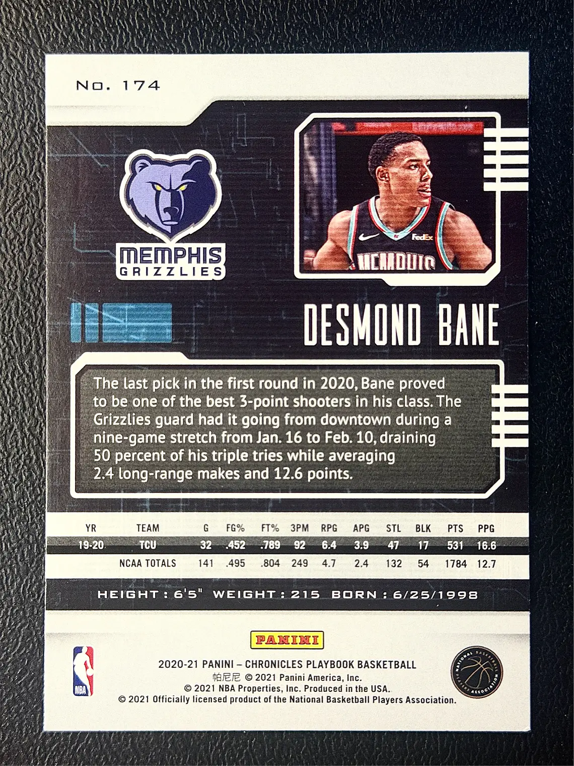 Desmond Bane/Playbook 2