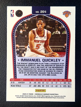 Immanuel Quickley/Marquee