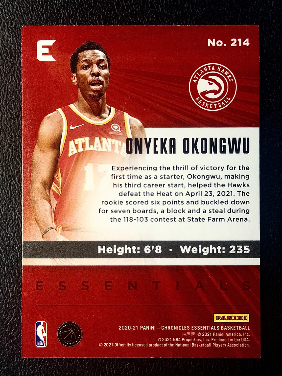 Onyeka Okongwu/Essentials 2