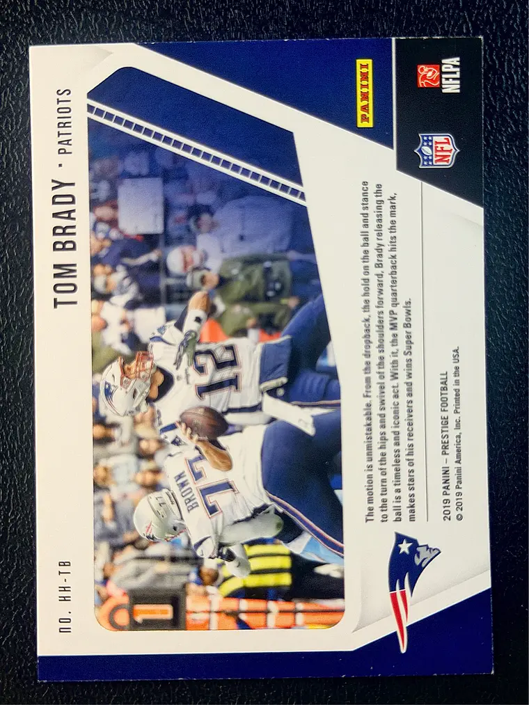 2019 Prestige Highlight Reel #12 Tom Brady 2