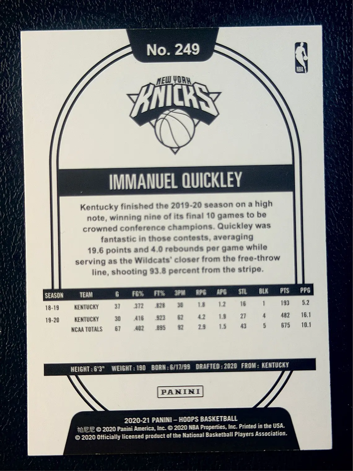 Immanuel Quickley  2