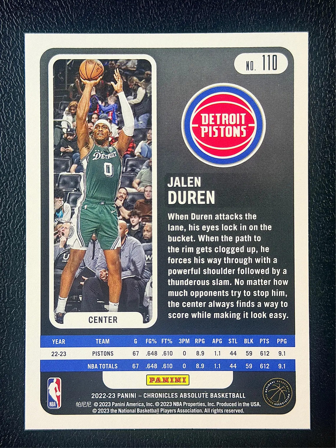 Jalen Duren/Absolute 2