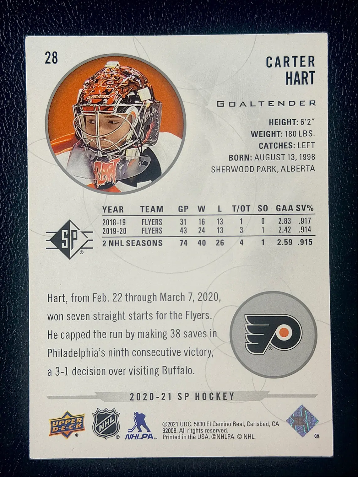 Carter Hart 2