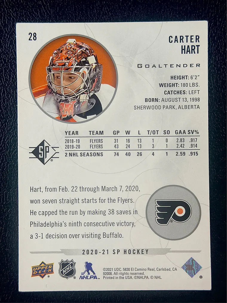 Carter Hart 2