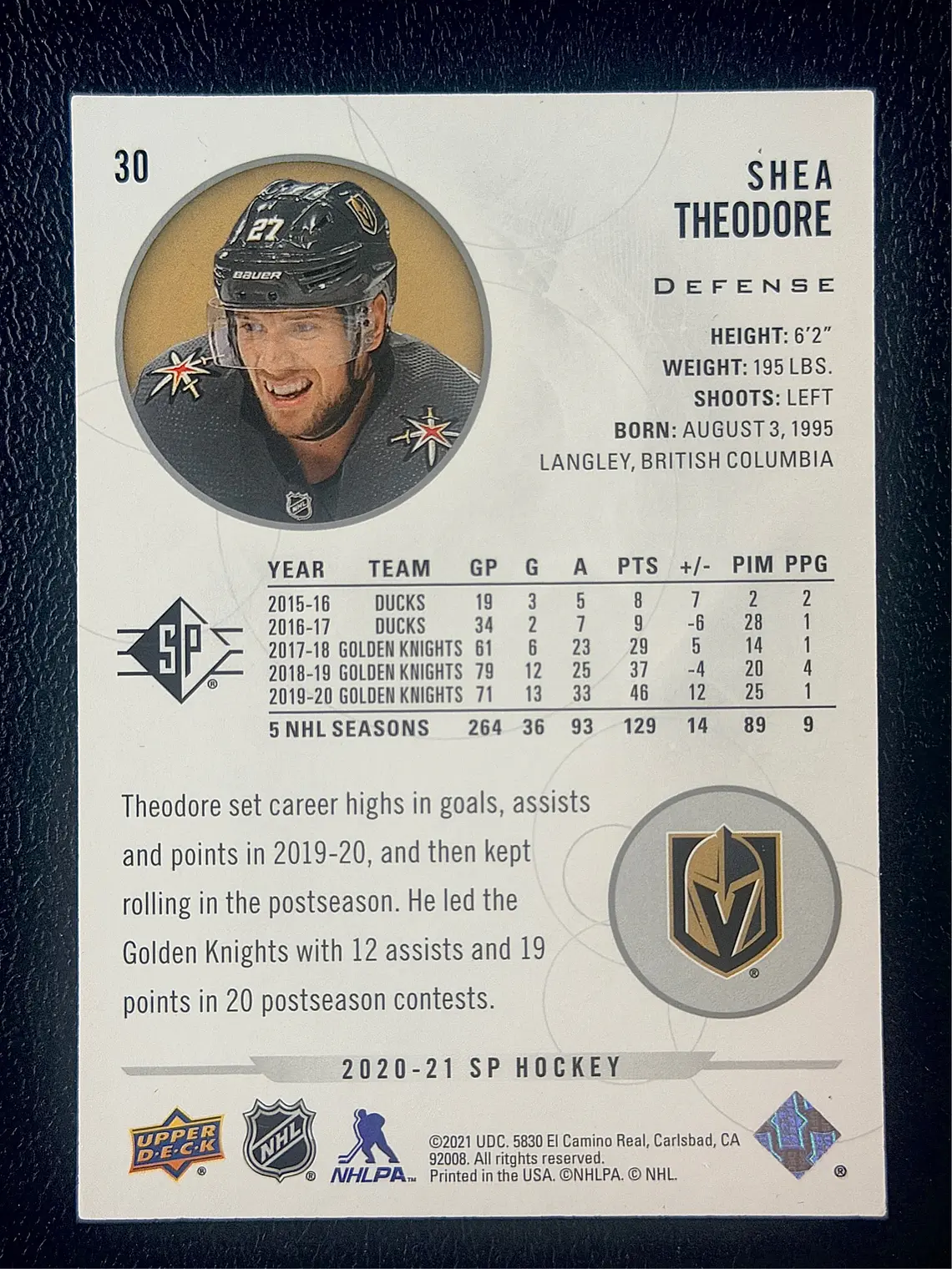 Shea Theodore 2