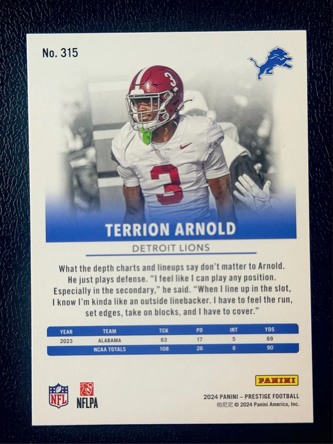Terrion Arnold  2