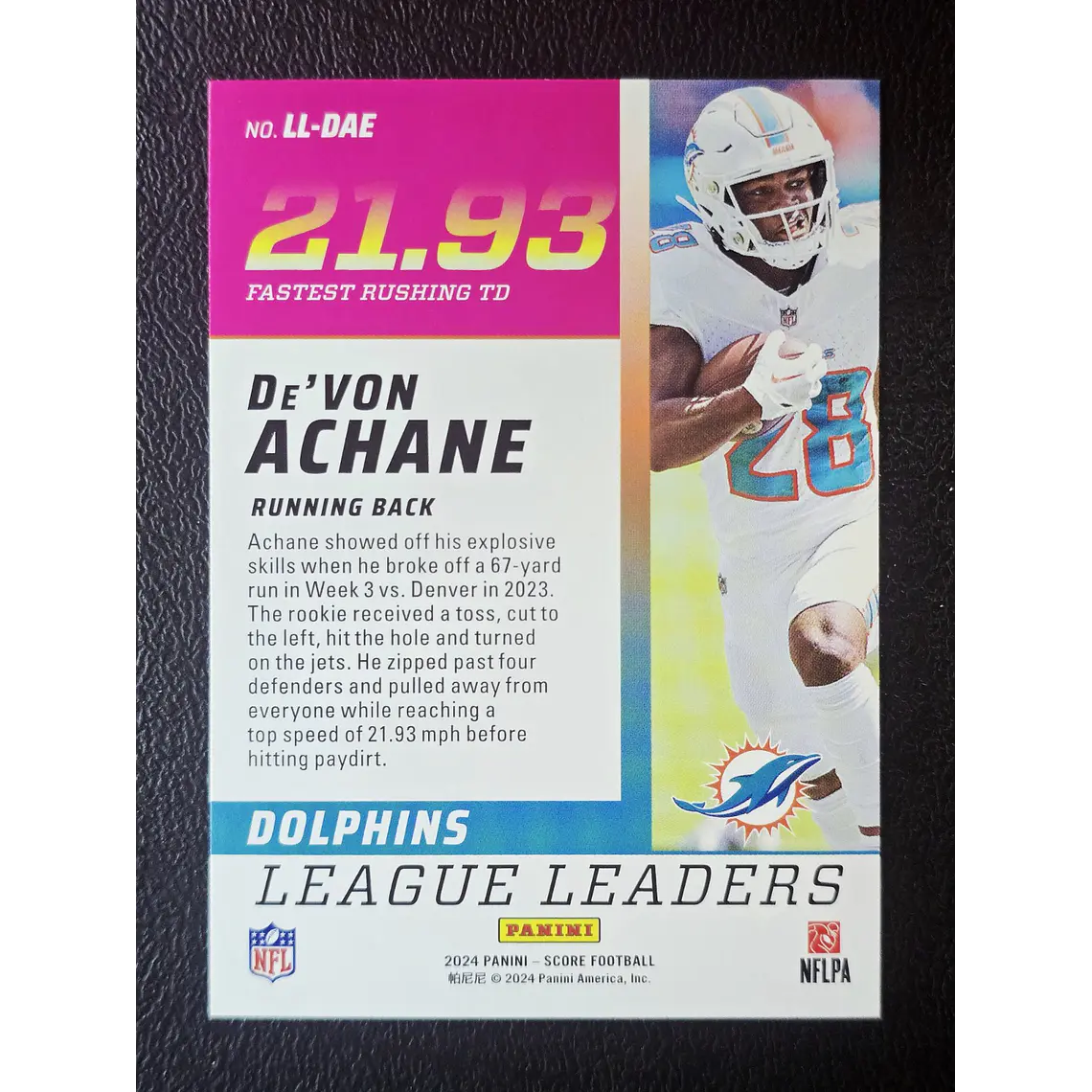 De'Von Achane 2