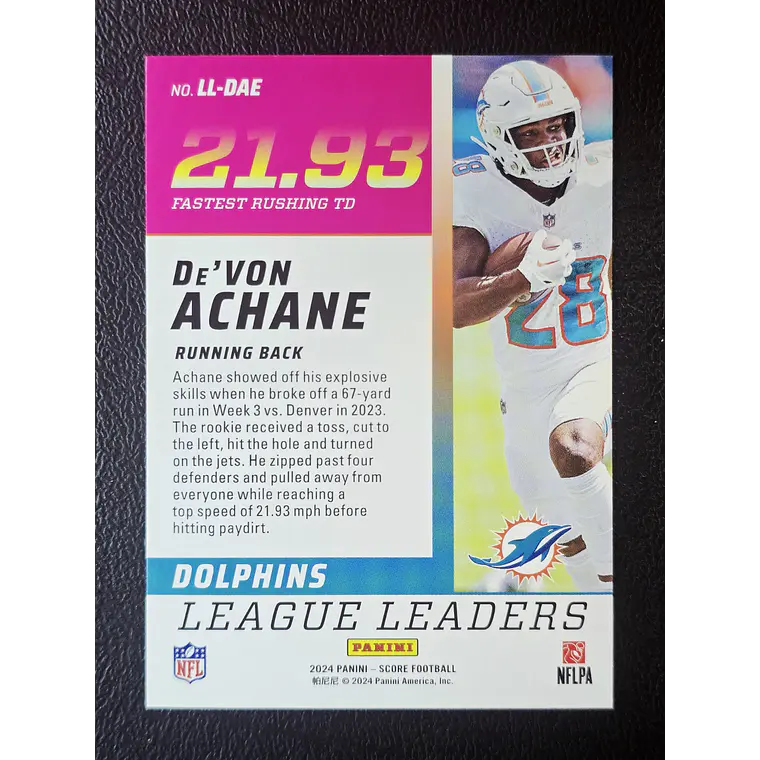 De'Von Achane 2