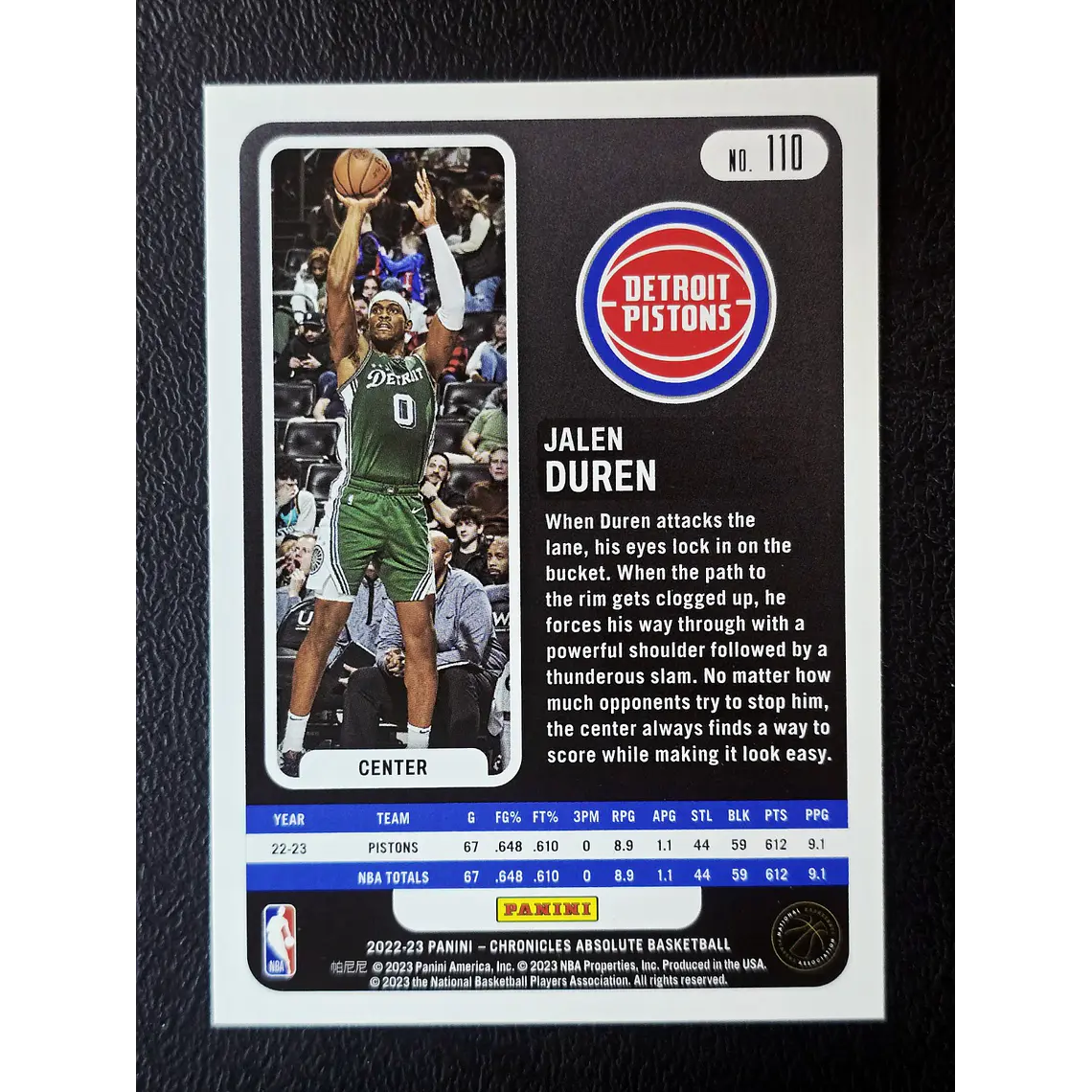 Jalen Duren/Absolute 2