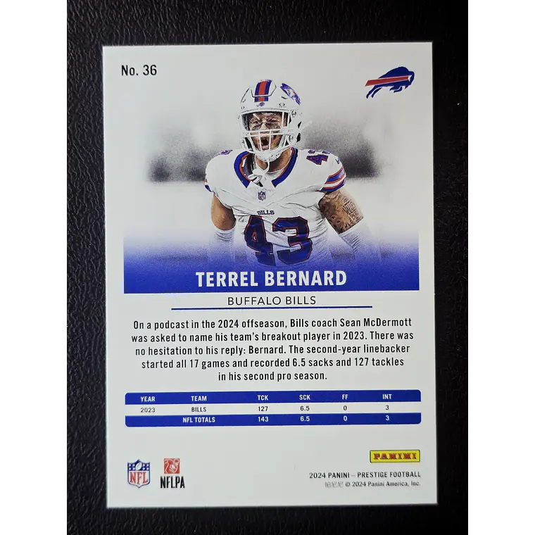 Terrel Bernard 2