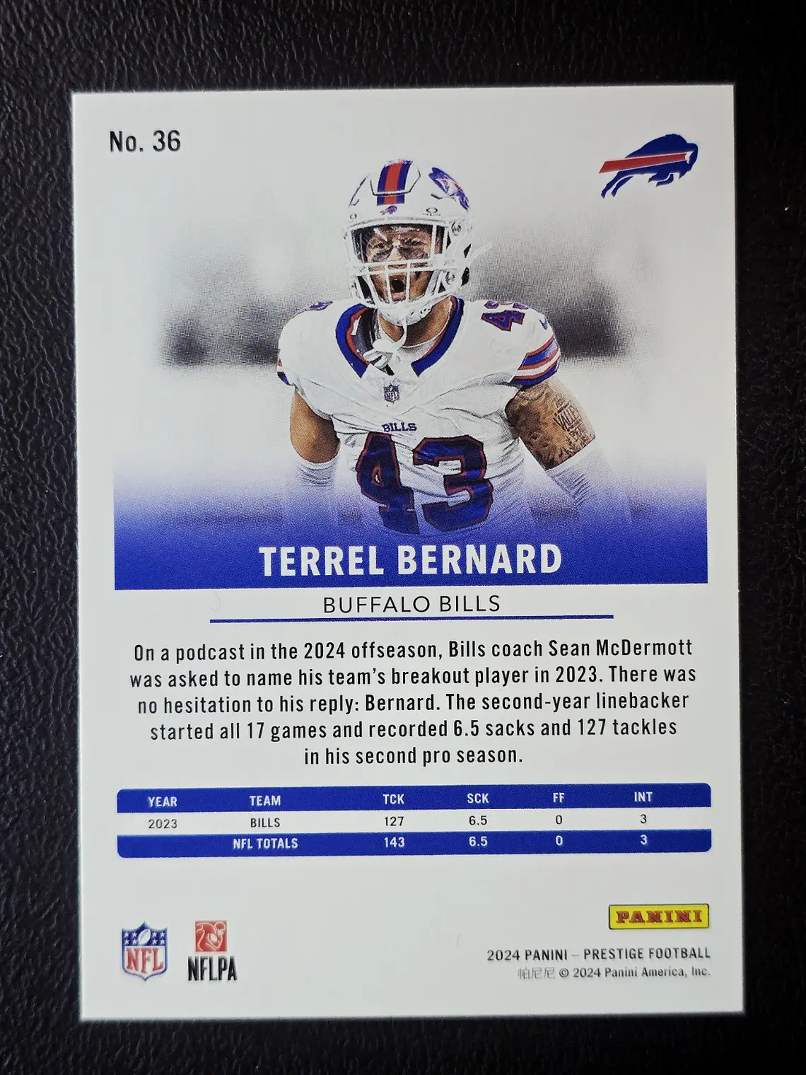 Terrel Bernard 2